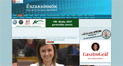 Desktop Screenshot of eszakhirnok.com