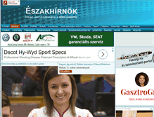 Tablet Screenshot of eszakhirnok.com